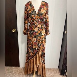 Farm Rio Madrid Wrap dress